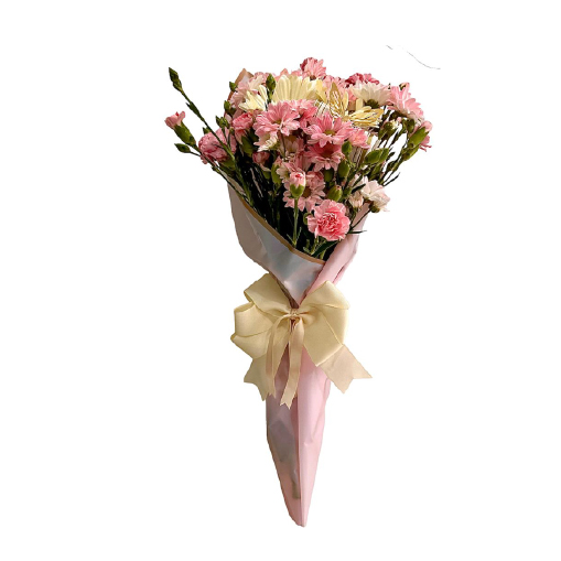 Bouquet en clavelines y gérberas 5714