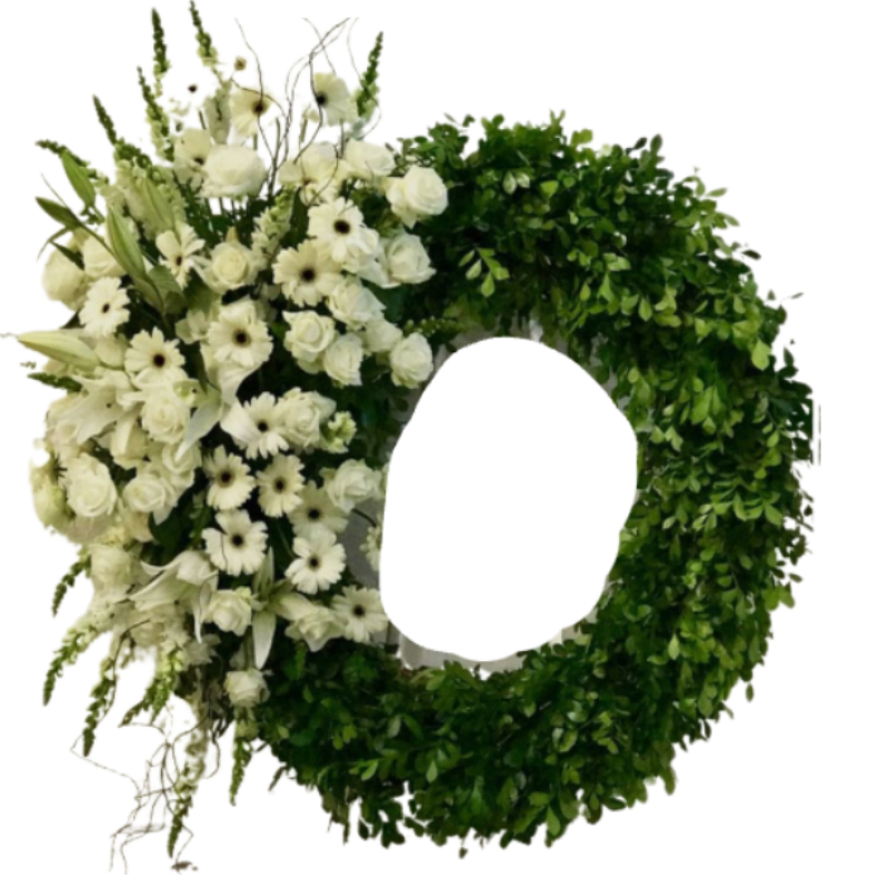 Corona de Gerberas, Lirios y Rosas 5611