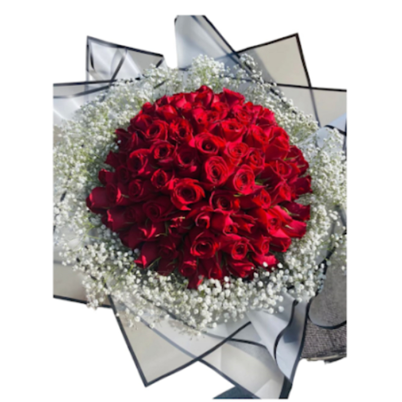 Bouquet de 100 rosas 5734