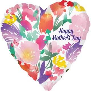 Globo corazon Happy Mother's Day  17" 026635408455