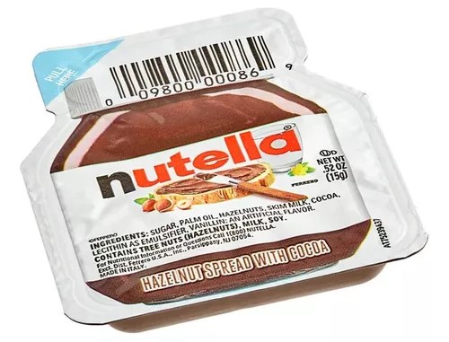NUTELLA Untable de Avellanas Porción de Chocolate 15gr