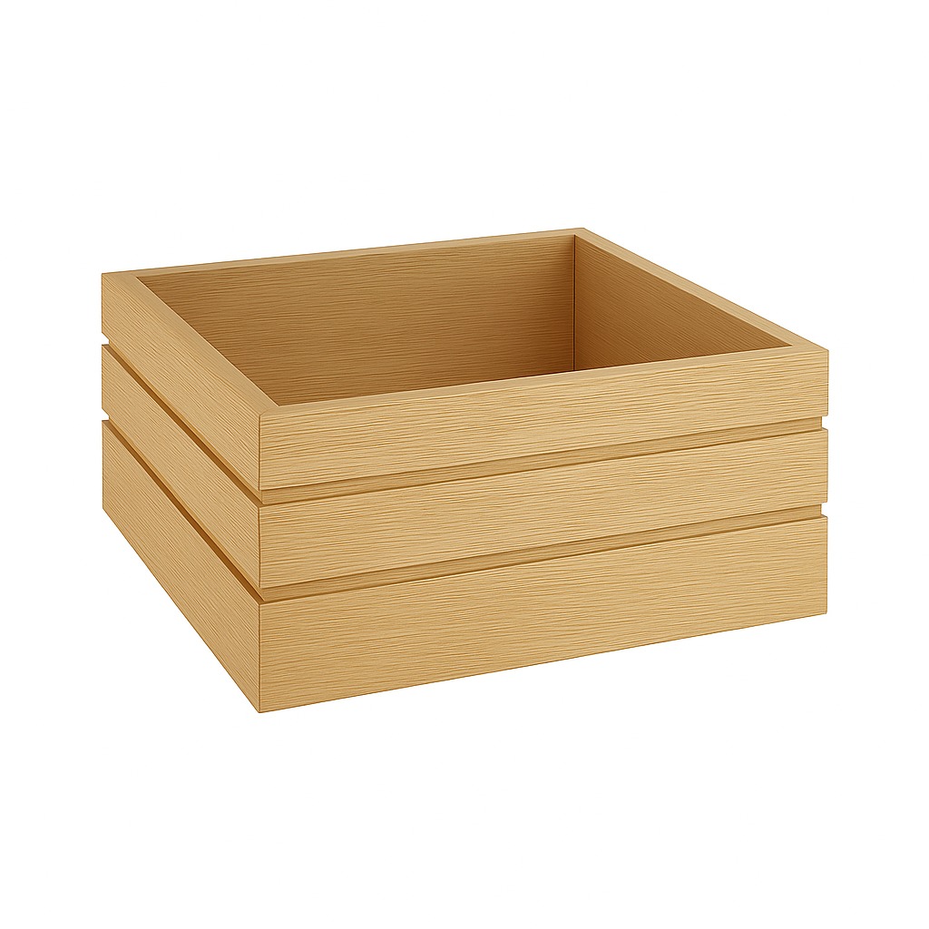Caja Rectangular de Madera