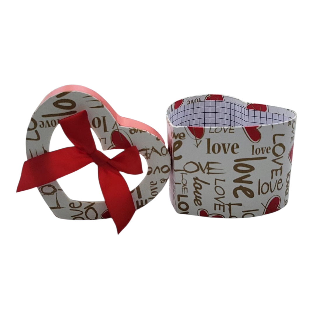 Caja Mini Corazón con Lazo
